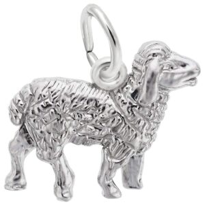 rembrandt charms sheep charm, sterling silver