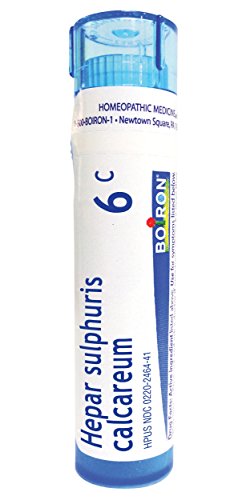 Boiron Hepar Sulphuris Calcareum 6C, Homeopathic Medicine for Cough