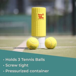 Gexco Tennis Ball Saver - Pressurized Tennis Ball Storage That Keeps Balls Bouncing Like New