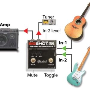 Radial BigShot I/O True Bypass Selector Switch