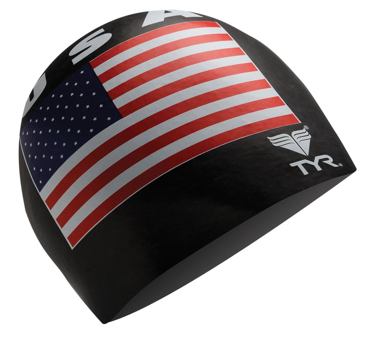 TYR USA Latex Cap, Black