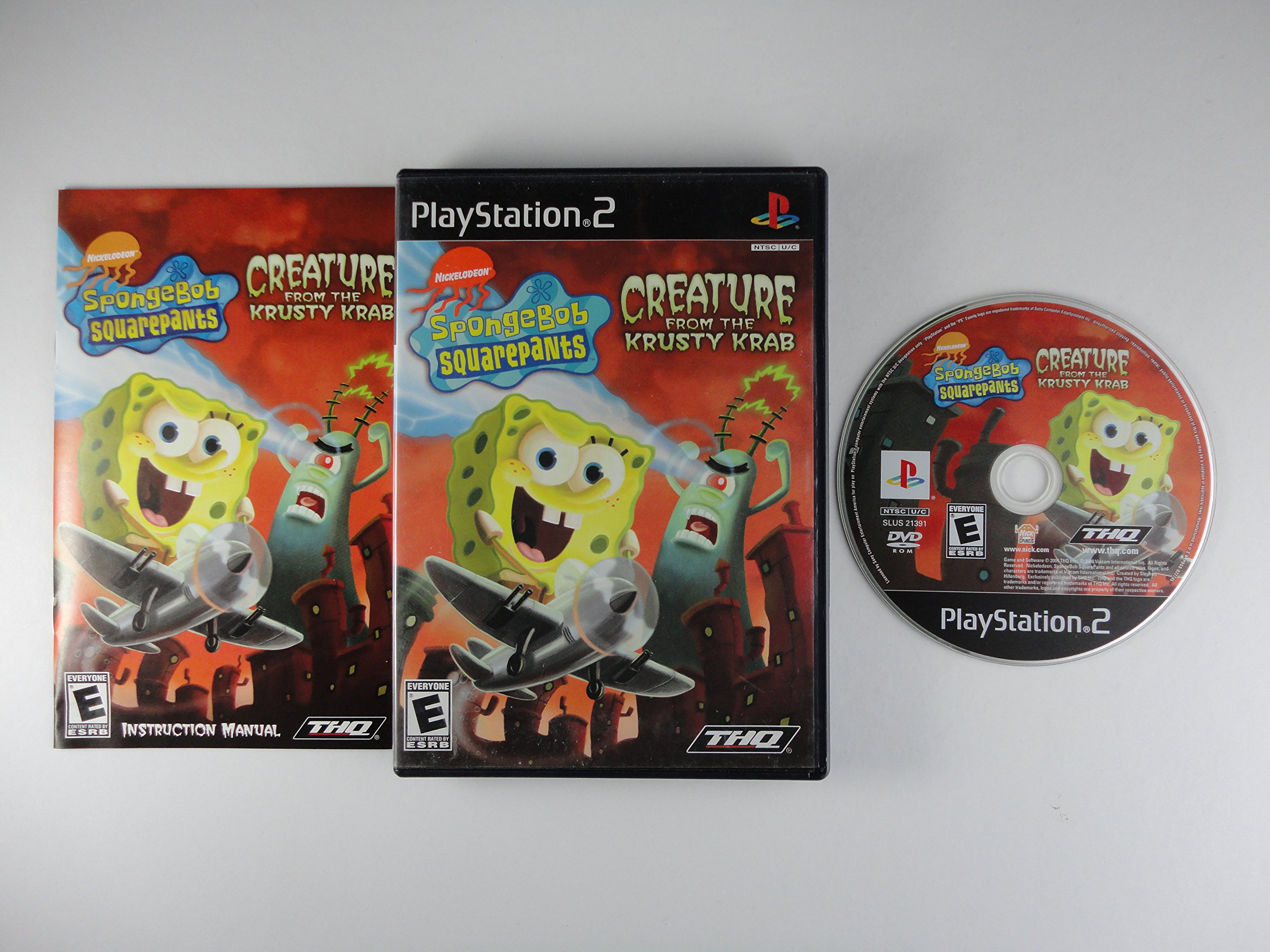 Spongebob Squarepants Creature from the Krusty Krab - PlayStation 2