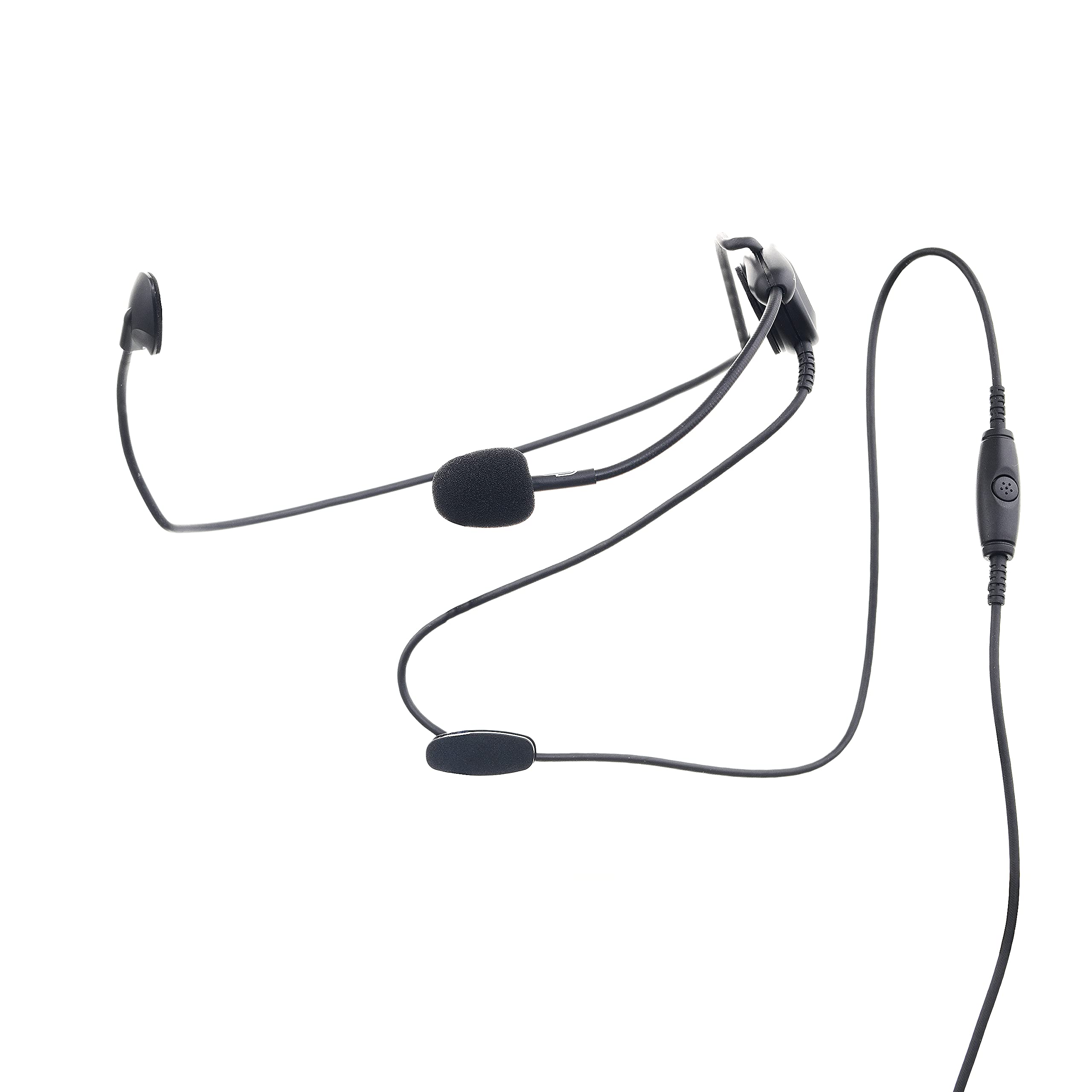 Kenwood Behind-the-neck Headset with Boom Mic for Two-Way Radios