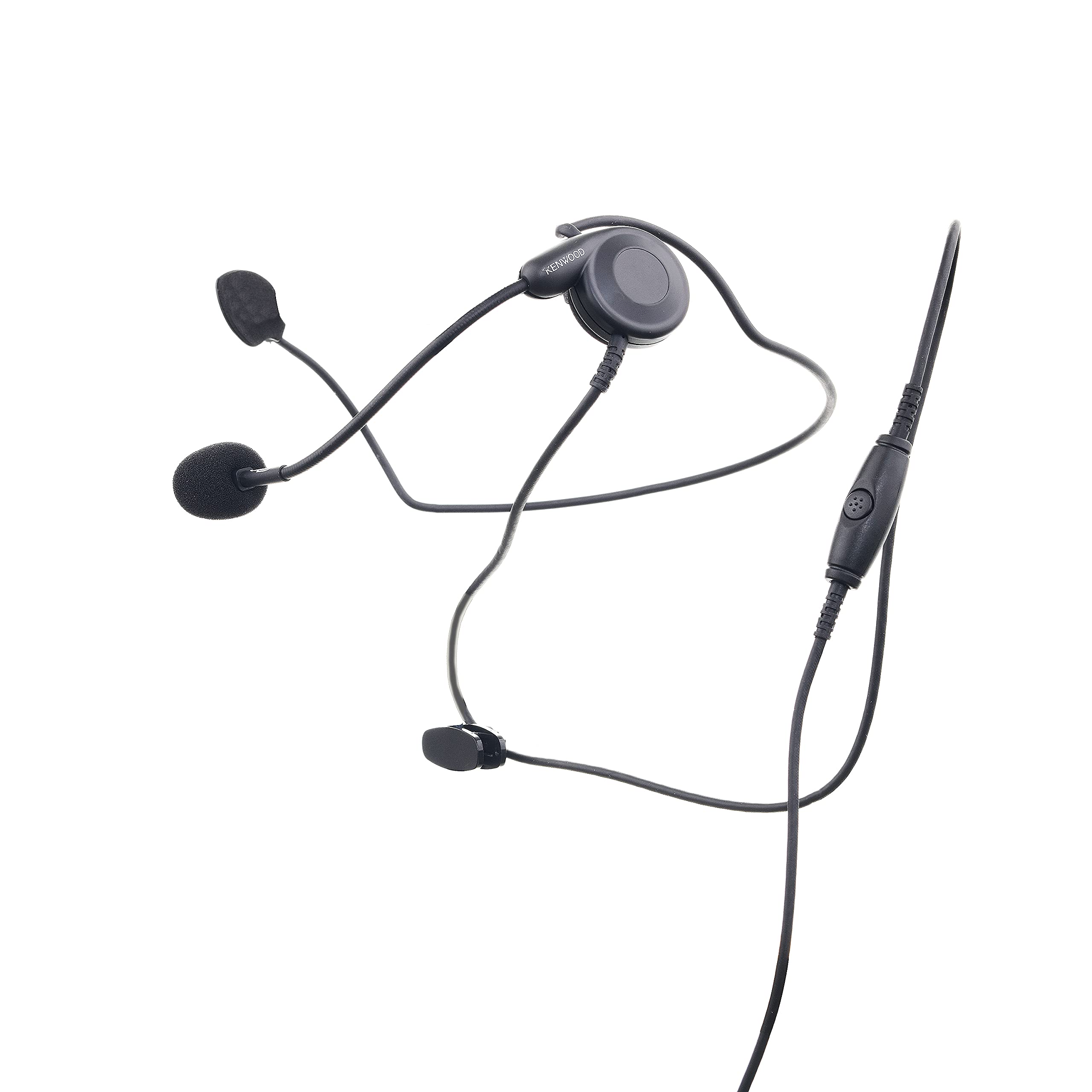 Kenwood Behind-the-neck Headset with Boom Mic for Two-Way Radios