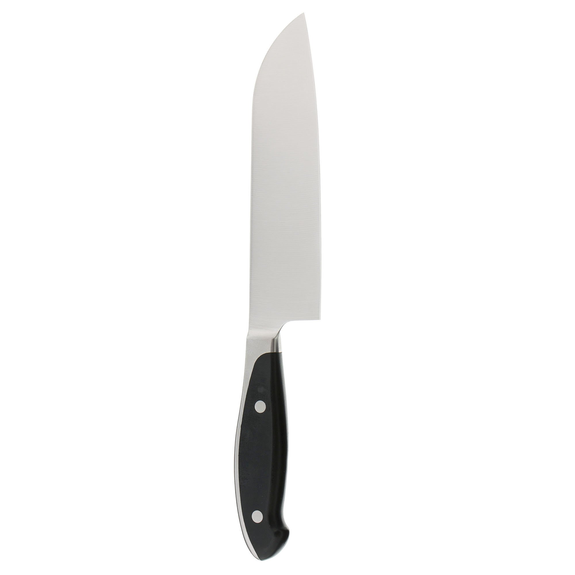 HENCKELS Forged Synergy Hollow Edge Santoku Knife, 7-inch, Black/Stainless Steel