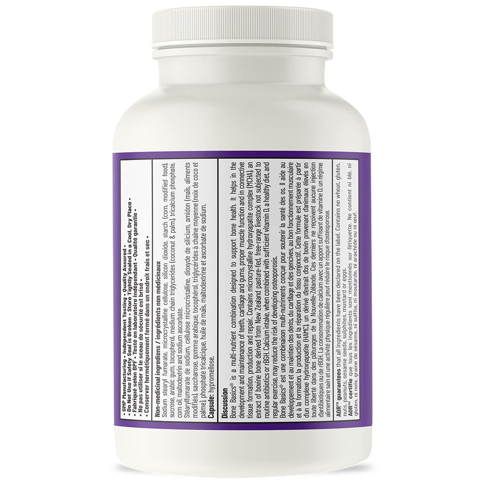 Bone Basics (120 Capsules) Brand: A.O.R Advanced Orthomolecular Research