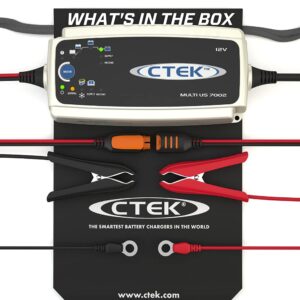 CTEK (56-353) MULTI US 7002 12-Volt Battery Charger,Black