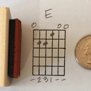 Stampola™ Guitar Chord Stamp (Large) - 5 Fret