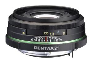 pentax 21mm f/3.2 al limited lens for pentax digital slr cameras