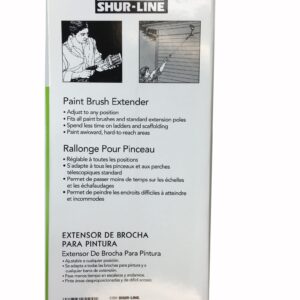 Shur-Line 5500 Brush Extender for Paint Brushes and Extension Poles , Black