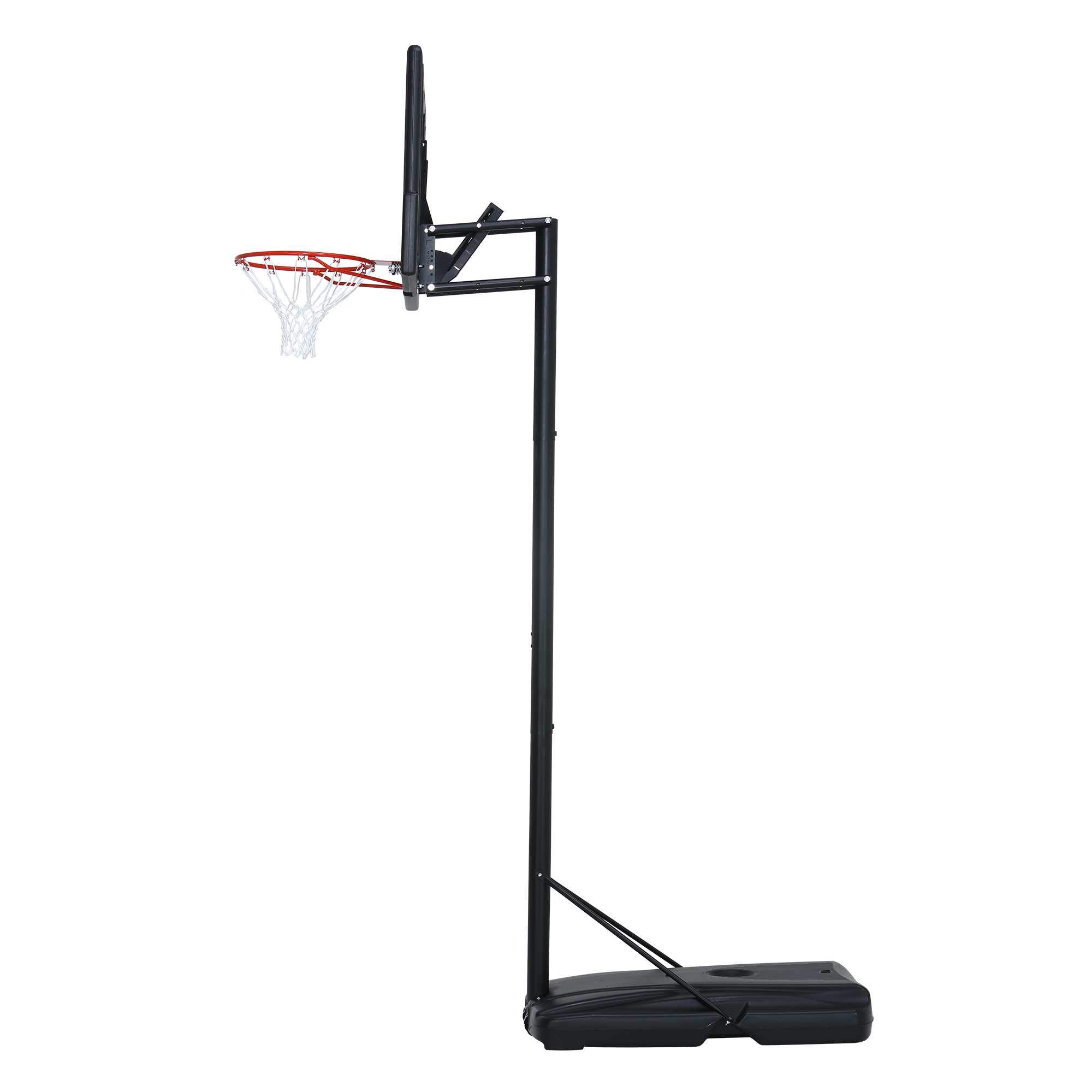 Lifetime 1479 Courtside Height-Adjustable Portable Basketball System with 48-Inch Shatter Guard Fusion Backboard