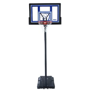 Lifetime 1479 Courtside Height-Adjustable Portable Basketball System with 48-Inch Shatter Guard Fusion Backboard