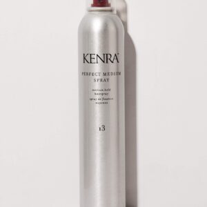 Kenra Perfect Medium Spray 13 50% | Provides Styling Control Without Stiffness | Medium Hold | Fast-Drying Formulation | High Shine Finish | All Hair Types | 10 oz