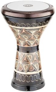 meinl percussion copper doumbek egyptian goblet drum, hand engraved — made in turkey — synthetic head, 2-year warranty (he-3012)