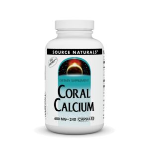 source naturals coral calcium 600mg, 240 capsules