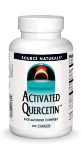 source naturals activated quercetin, for seasonal & immune support - 200 capsules