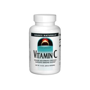 source naturals vitamin c, sodium ascorbate crystals, supports immune system* - 16 ounces