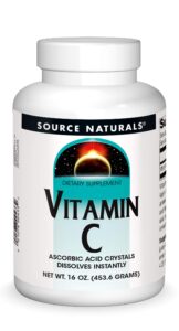 source naturals vitamin c - ascorbic acid crystals that dissolves instantly, dietary supplement - 16 oz