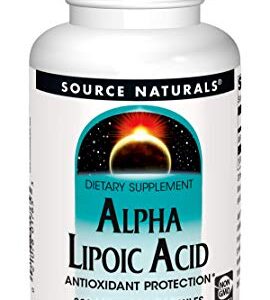 Source Naturals Alpha Lipoic Acid 300 mg Supports Healthy Sugar Metabolism, Liver Function & Energy Generation - 120 Capsules