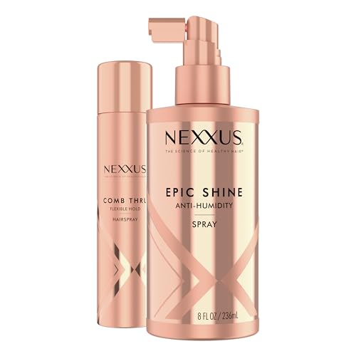 Nexxus Flexible Hold Hairspray Comb Thru for a Lightweight, Brushable Hold, with StyleProtect Technology 10 oz