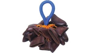 overseas connection ghana nylon togo seed rattle natural 10 x 4 in.