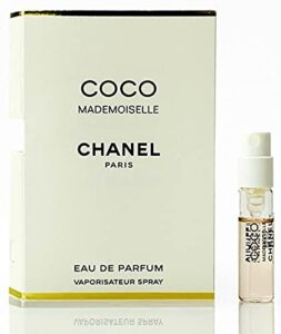 chanel coco mademoiselle edt spray vial on card mini