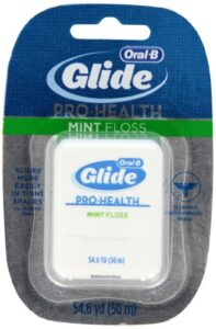 oral-b glide pro-health dental floss, mint, 50 m