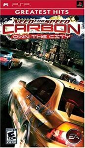 need for speed carbon: own the city greatest hits -sony psp