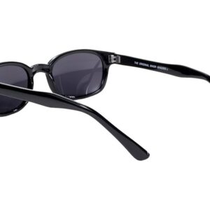 Pacific Coast Original KD's Biker Sunglasses (Black Frame/Dark Grey Lens)