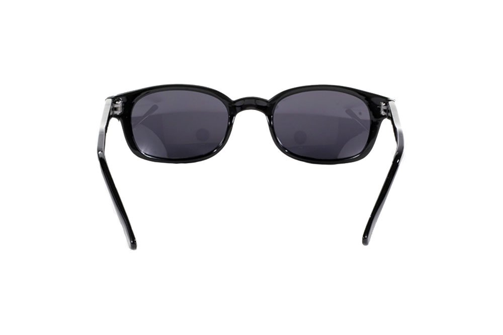 Pacific Coast Original KD's Biker Sunglasses (Black Frame/Dark Grey Lens)