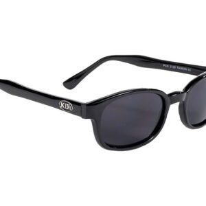 Pacific Coast Original KD's Biker Sunglasses (Black Frame/Dark Grey Lens)