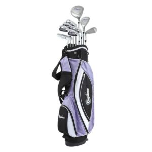 confidence lady power iii golf club set & stand bag