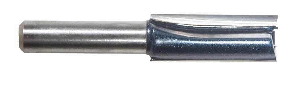 BOSCH 85265MC 3/4 In. x 1-1/4 In. Carbide-Tipped Double-Flute Straight Router Bit, Metal