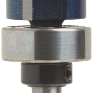 Bosch 85682MC 3/4 In. x 1 In. Carbide-Tipped Double-Flute Top-Bearing Straight Trim Router Bit