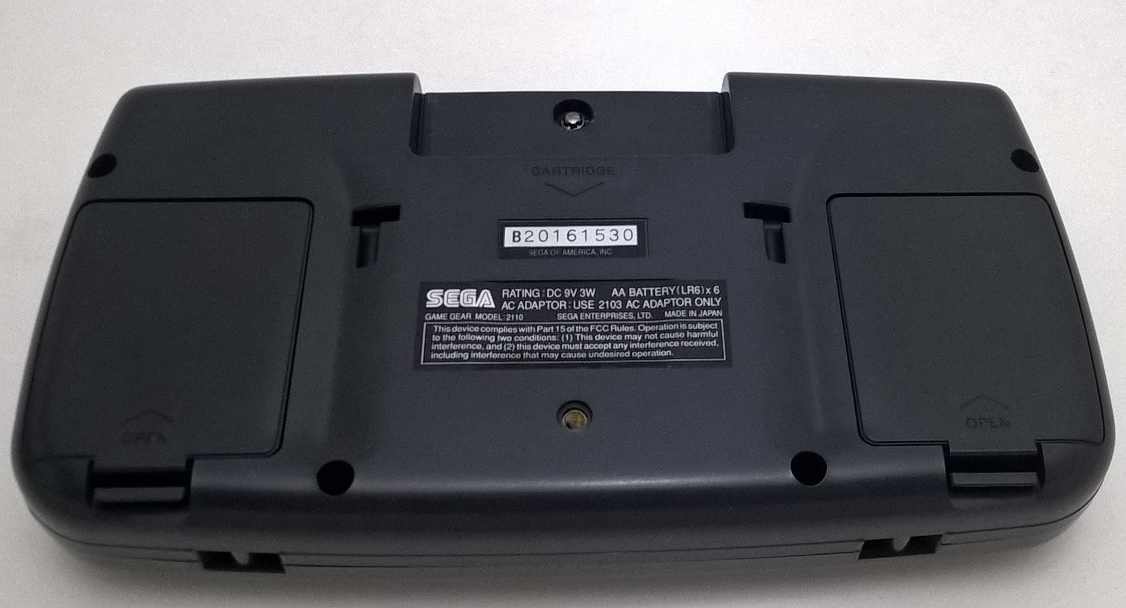 Game Gear Hardware Console with Sonic 2 Game Included