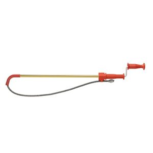 RIDGID 59787 Model K-3 Toilet Auger with Unclogging 3-Foot Snake and Bulb Head