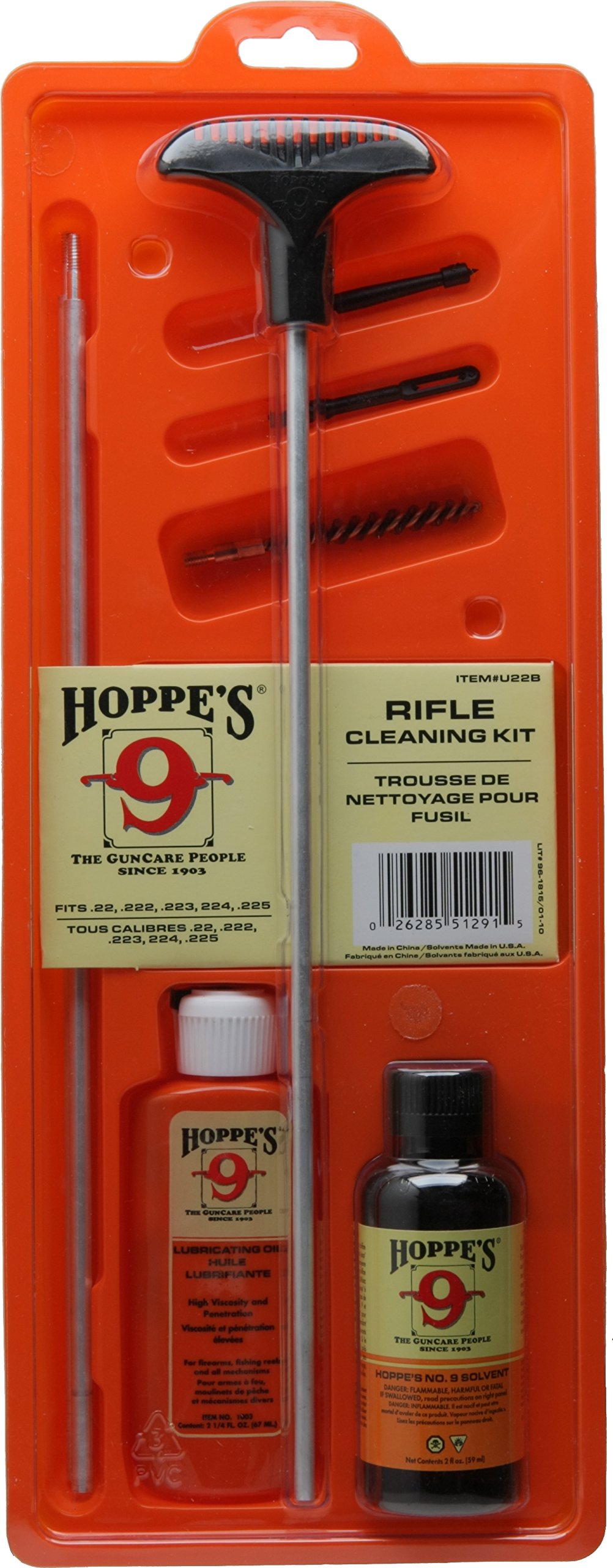 Hoppe's Cleaning Kit for .22-.255.