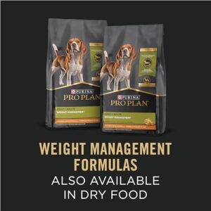 Purina Pro Plan Weight Control Dog Food Wet Gravy, Weight Management Turkey and Rice Entree - (Pack of 12) 13 oz. Cans