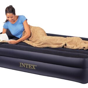 Intex 66707E Comfort Bed - Rising Comfort Twin Airbed with built-in Electric Pump