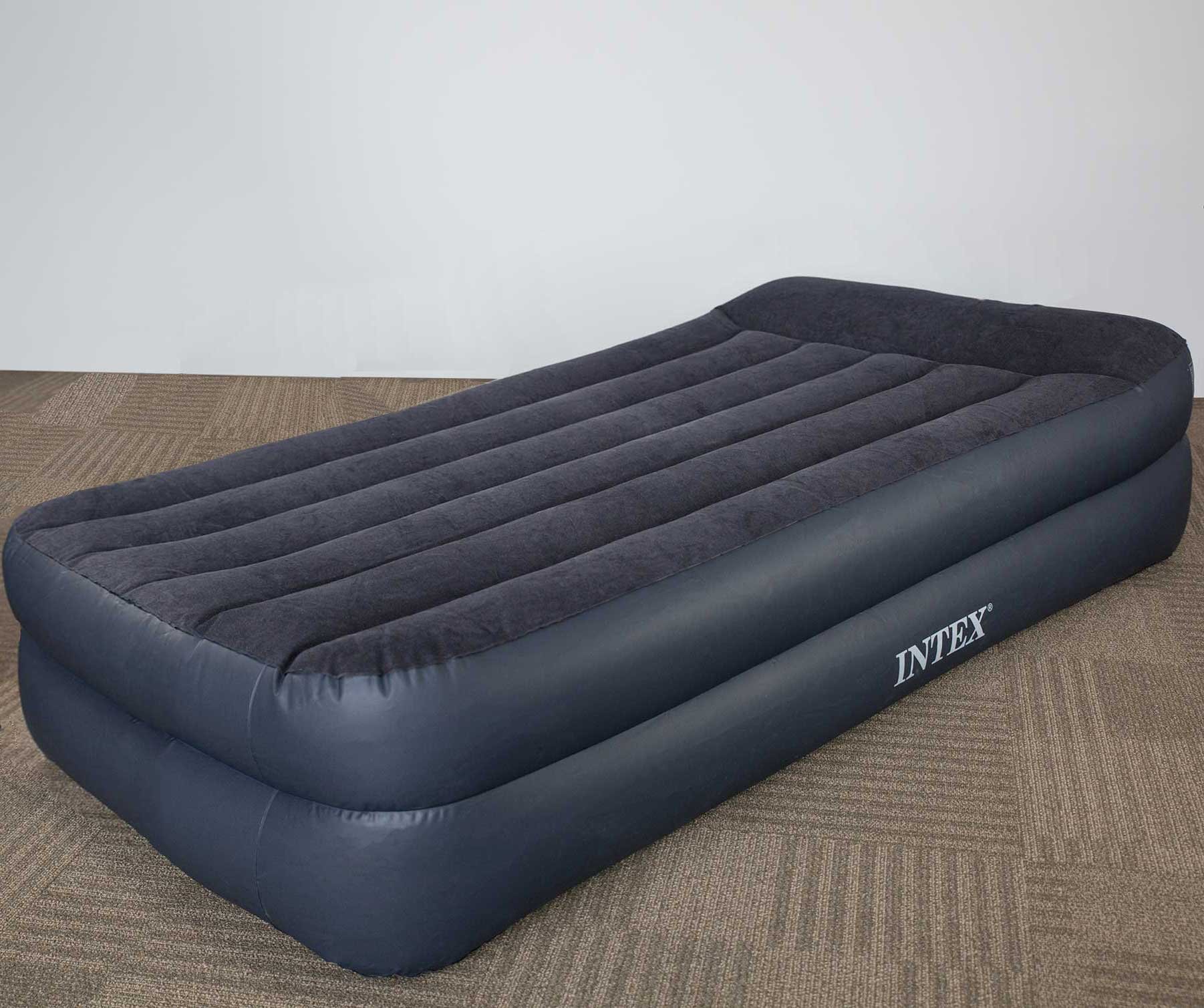 Intex 66707E Comfort Bed - Rising Comfort Twin Airbed with built-in Electric Pump