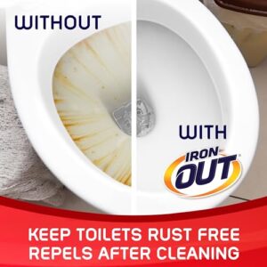 Iron OUT Automatic Toilet Bowl Cleaner, Helps Remove and Prevent Rust Stains in Toilet Bowls and Tanks, 2 Tablets