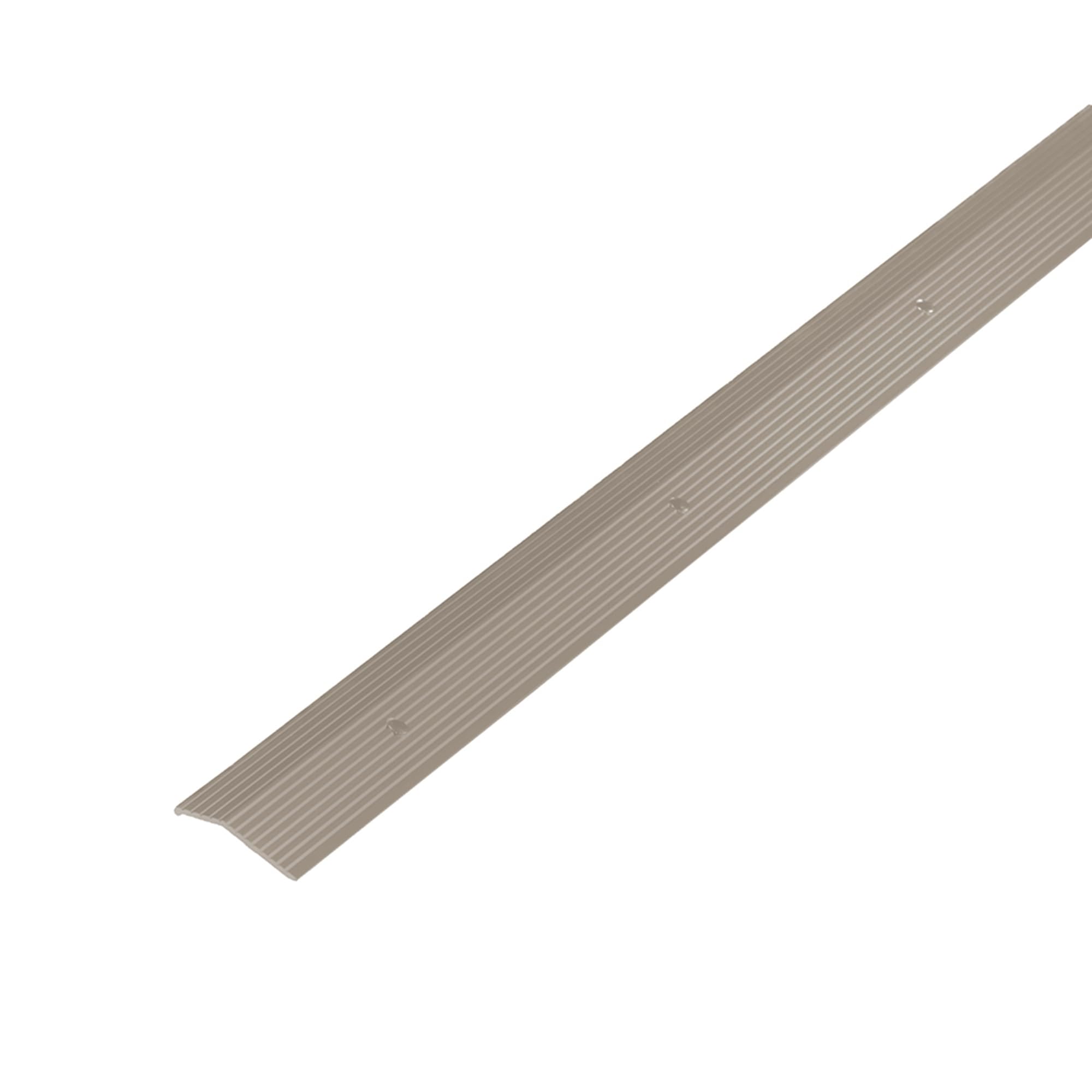 M-D Building Products 43854 1-3/8 in. X 36 in. Pewter Aluminum Carpet Trim w/Screw Nails