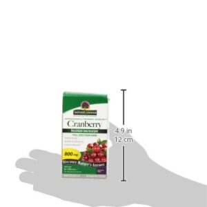 Nature's Answer Cranberry Fruit Vegetarian Capsules, 90-Count | Promotes Urinary Tract Support | Healthy Bladder Function | Natural Detoxifier