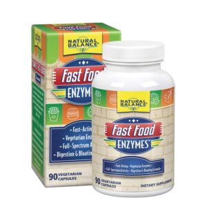 natural balance fast food enzymes, 90-capsules