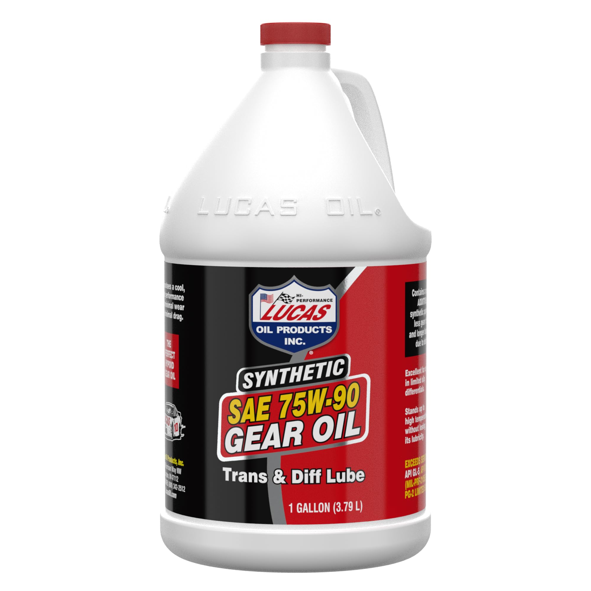 Lucas Oil 10048 Synthetic SAE 75W-90 Gear Oil - 1 Gallon