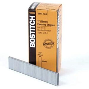 Bostitch SB97-1GLS 1-in Leg 20-Gauge 3/16-in Crown Staple Galvanized (5,000 pk)