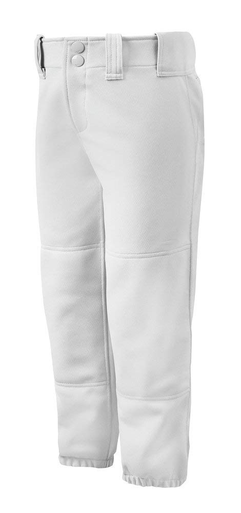 Mizuno Womens Select Low Rise Belted Pant M White, White, Medium US