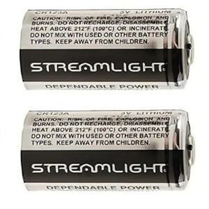 Streamlight 85177 CR123A Lithium Batteries, 12-Pack