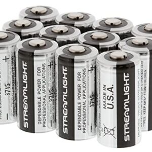 Streamlight 85177 CR123A Lithium Batteries, 12-Pack