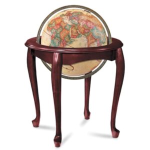 replogle globes 22719 anne globe, large, off- white